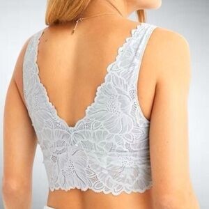 Aerie Lace Back Longline Bralette